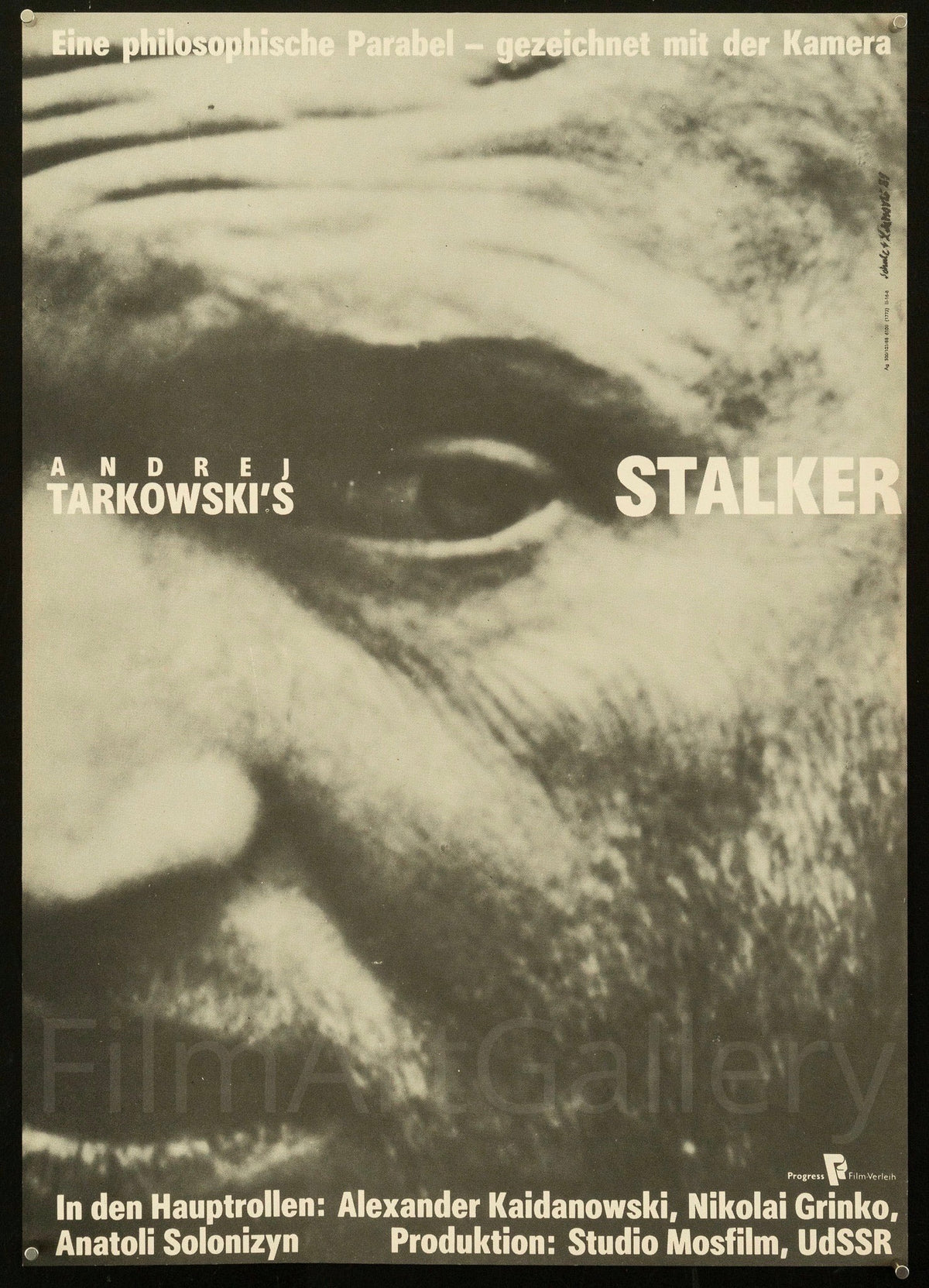 Stalker Original Vintage Movie Poster