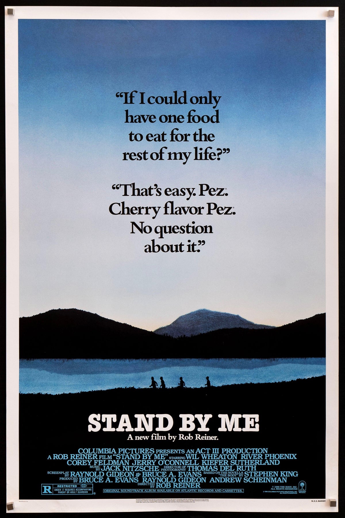 Stand By Me Original Vintage Movie Poster