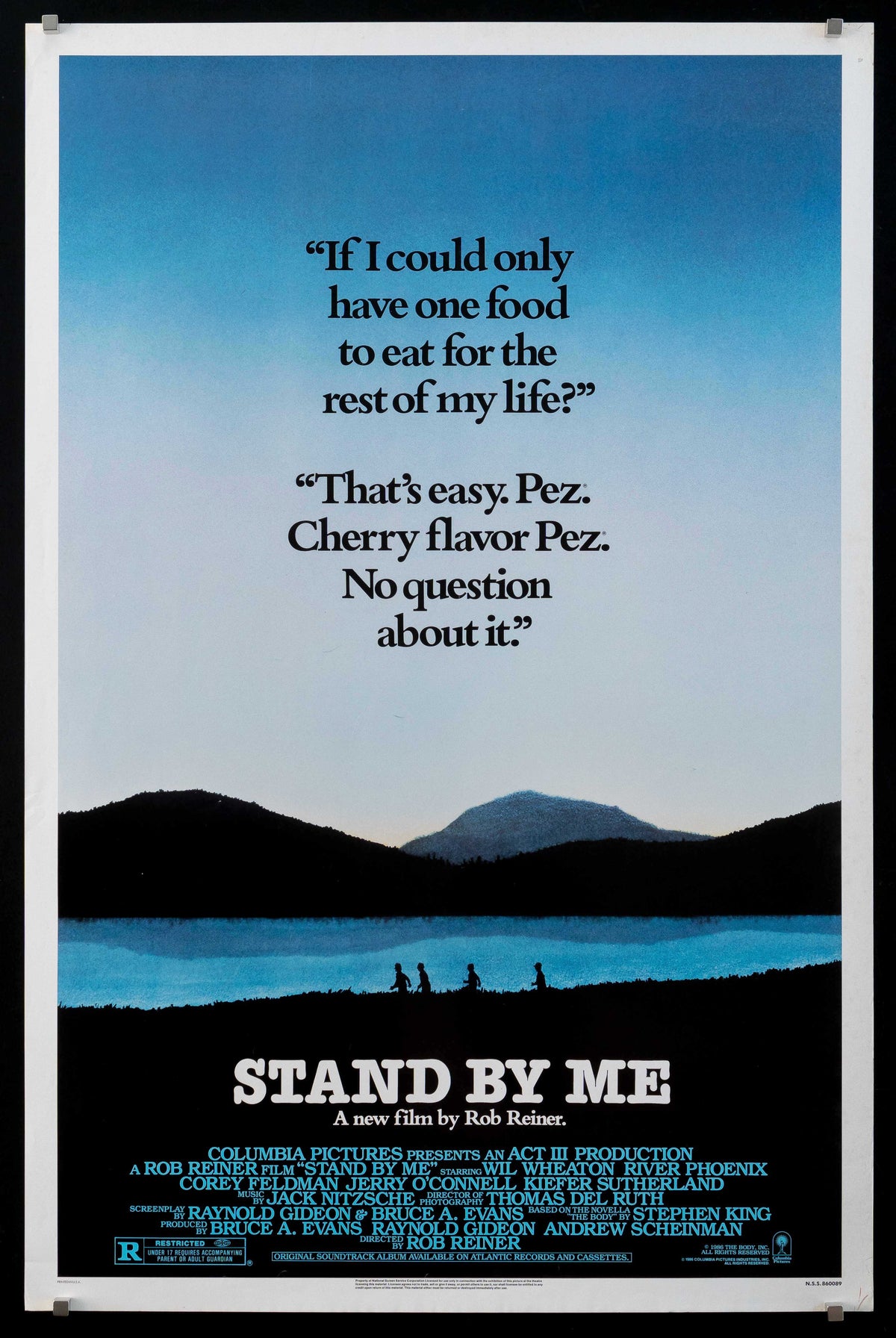 Stand By Me Original Vintage Movie Poster