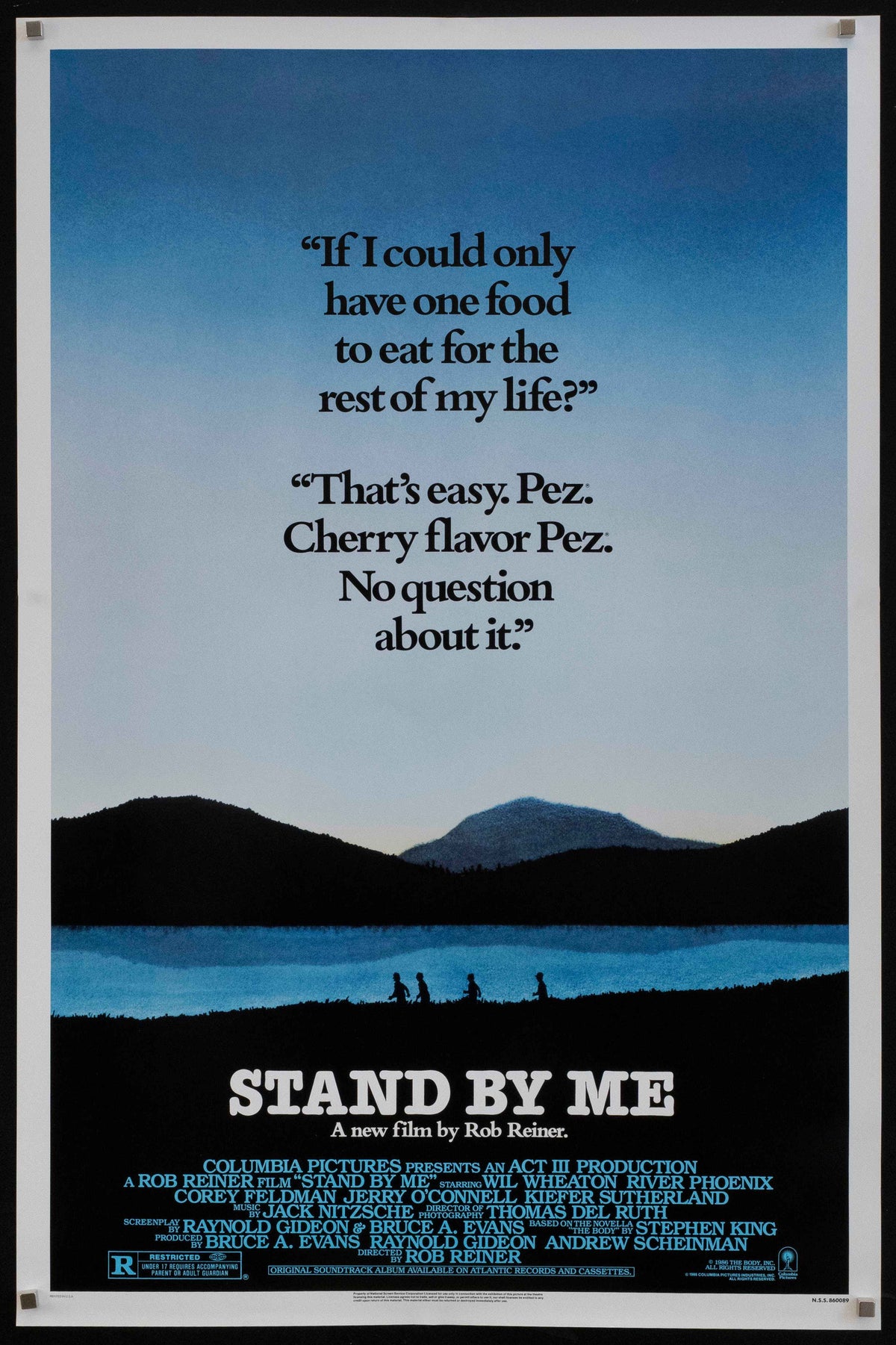 Stand By Me Original Vintage Movie Poster