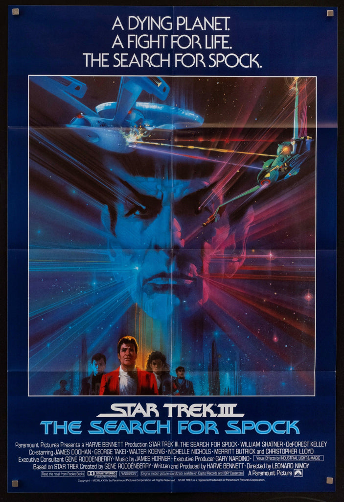 Star Trek III 3: The Search for Spock Original Vintage Movie Poster