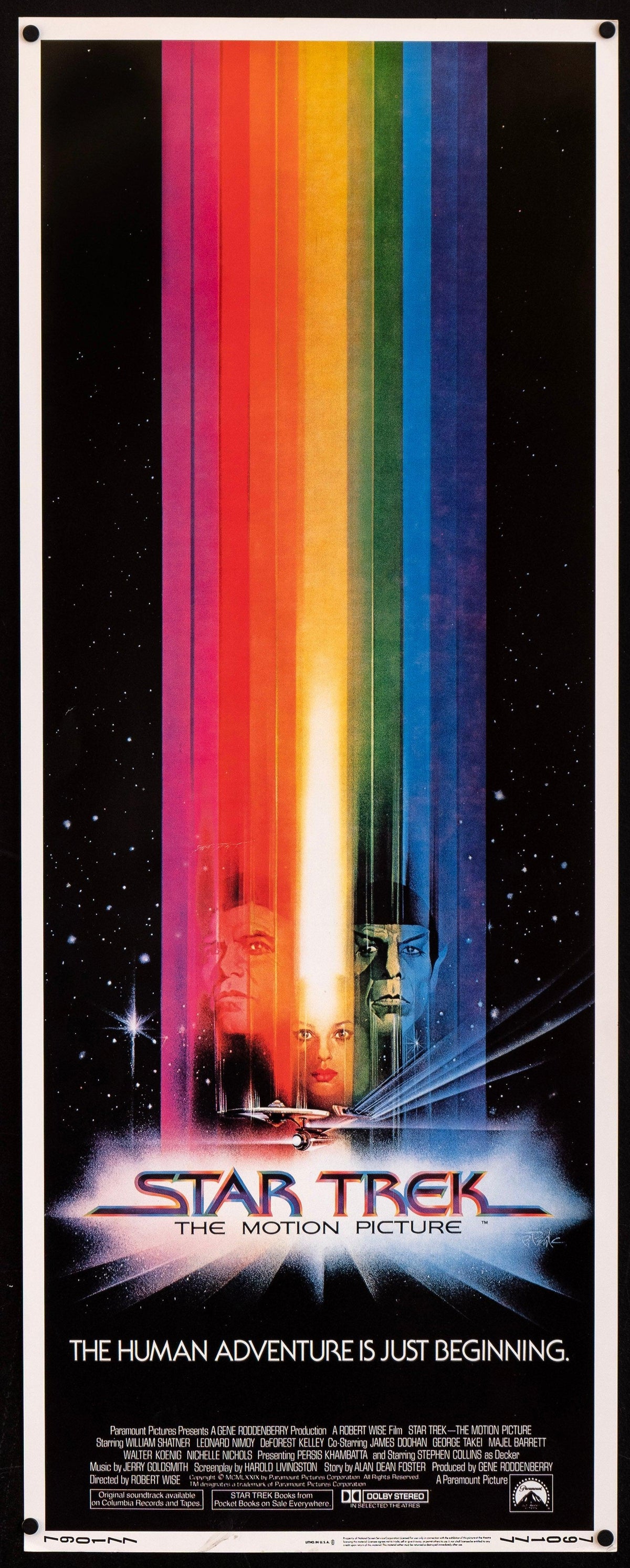 Star Trek Insert (14x36) Original Vintage Movie Poster