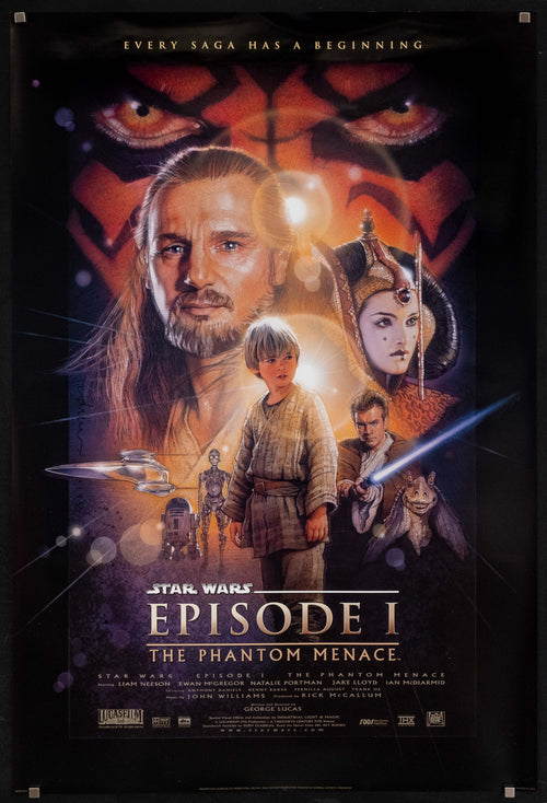 Star Wars Episode 1 The Phantom Menace Original Vintage Movie Poster