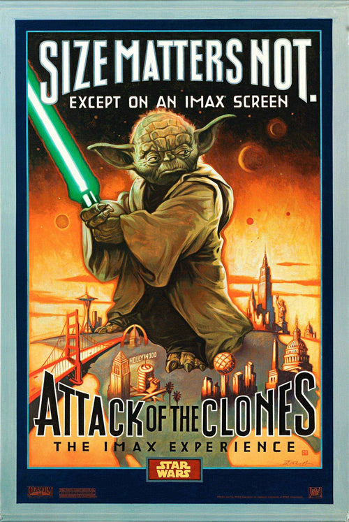 Star Wars Episode II 2 Attack of the Clones Original Vintage Movie Poster
