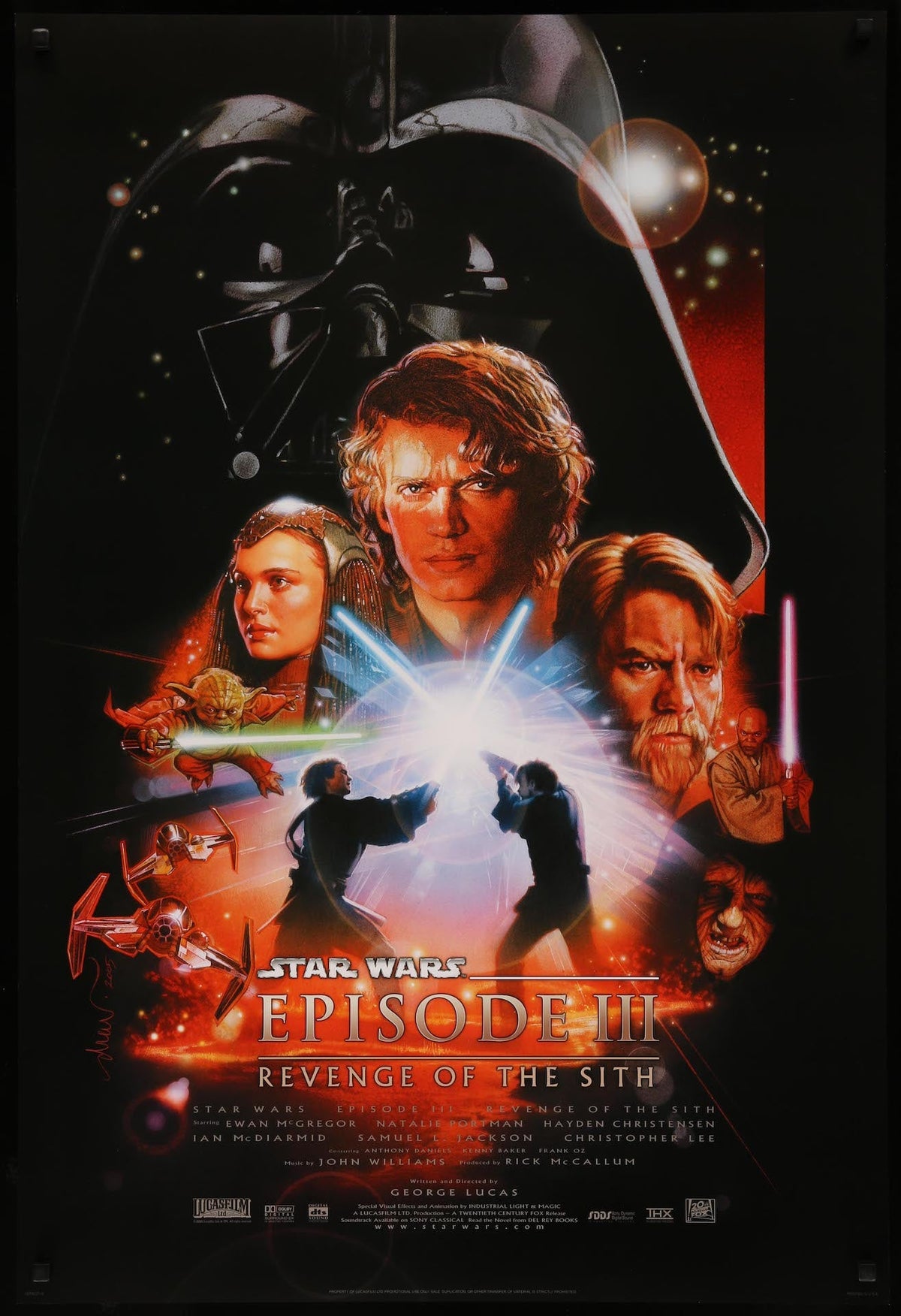 Star Wars Episode III 3 Revenge of the Sith Original Vintage Movie Poster