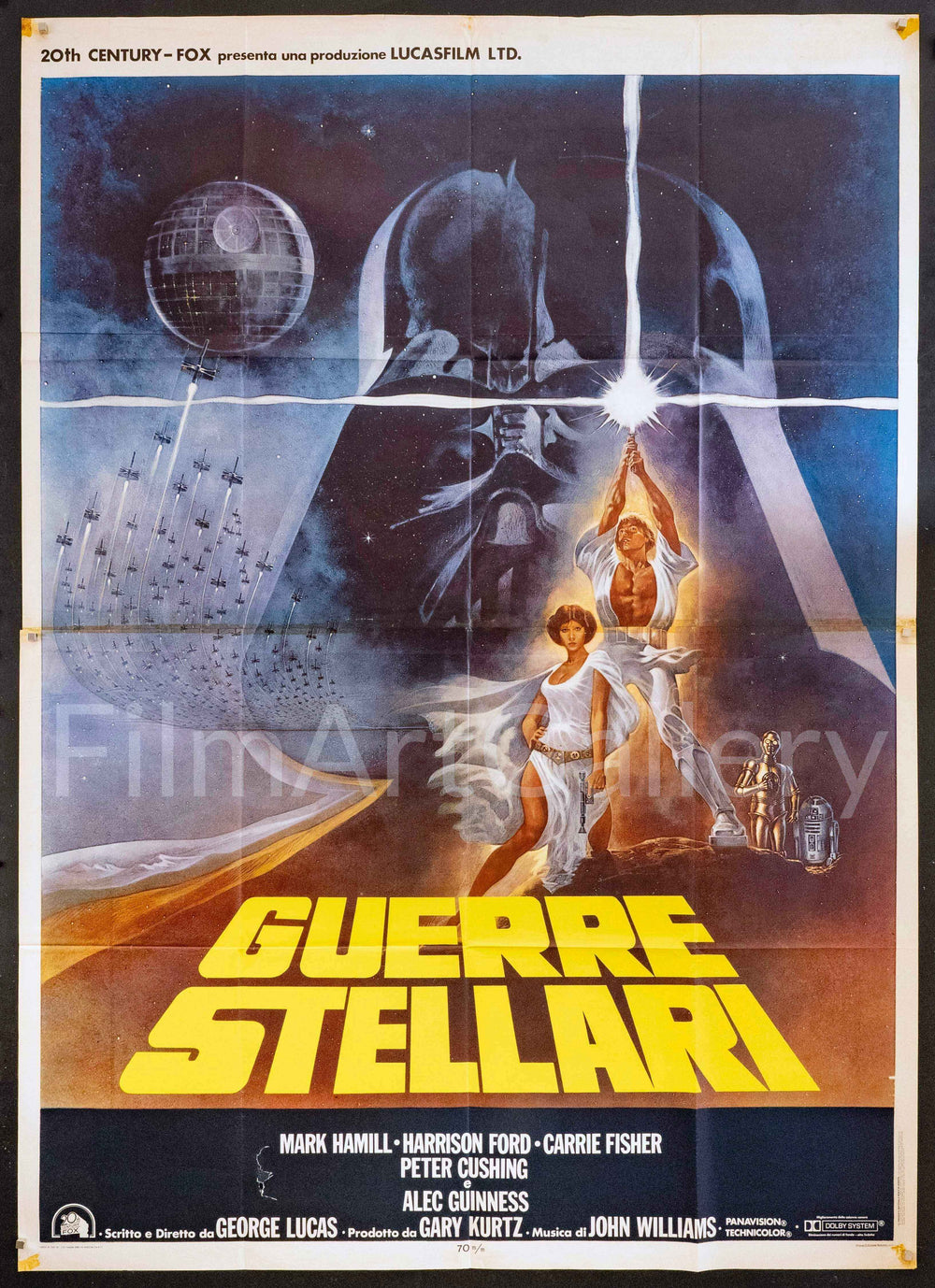 Star Wars (Guerre Stellari) Original Vintage Movie Poster