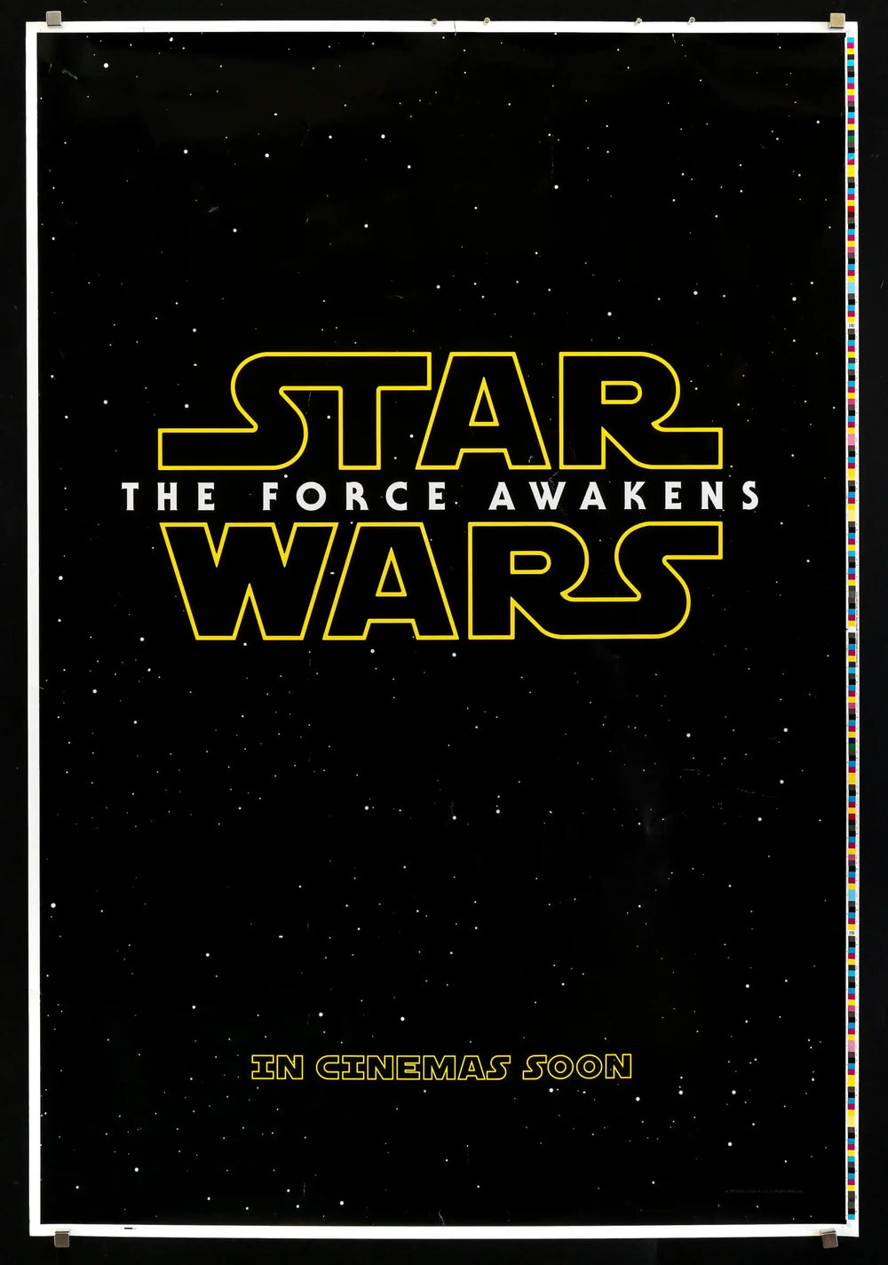 Star Wars: The Force Awakens Original Vintage Movie Poster