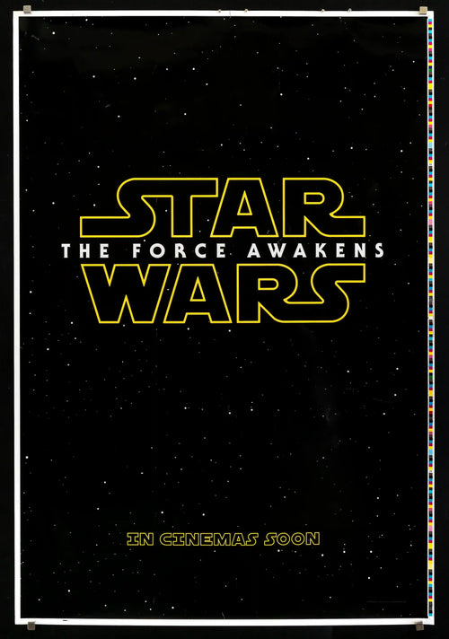 Star Wars: The Force Awakens Original Vintage Movie Poster