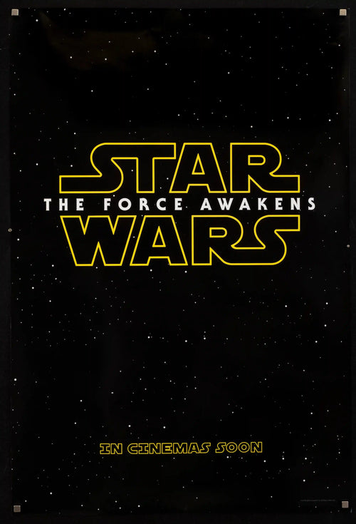 Star Wars: The Force Awakens Original Vintage Movie Poster