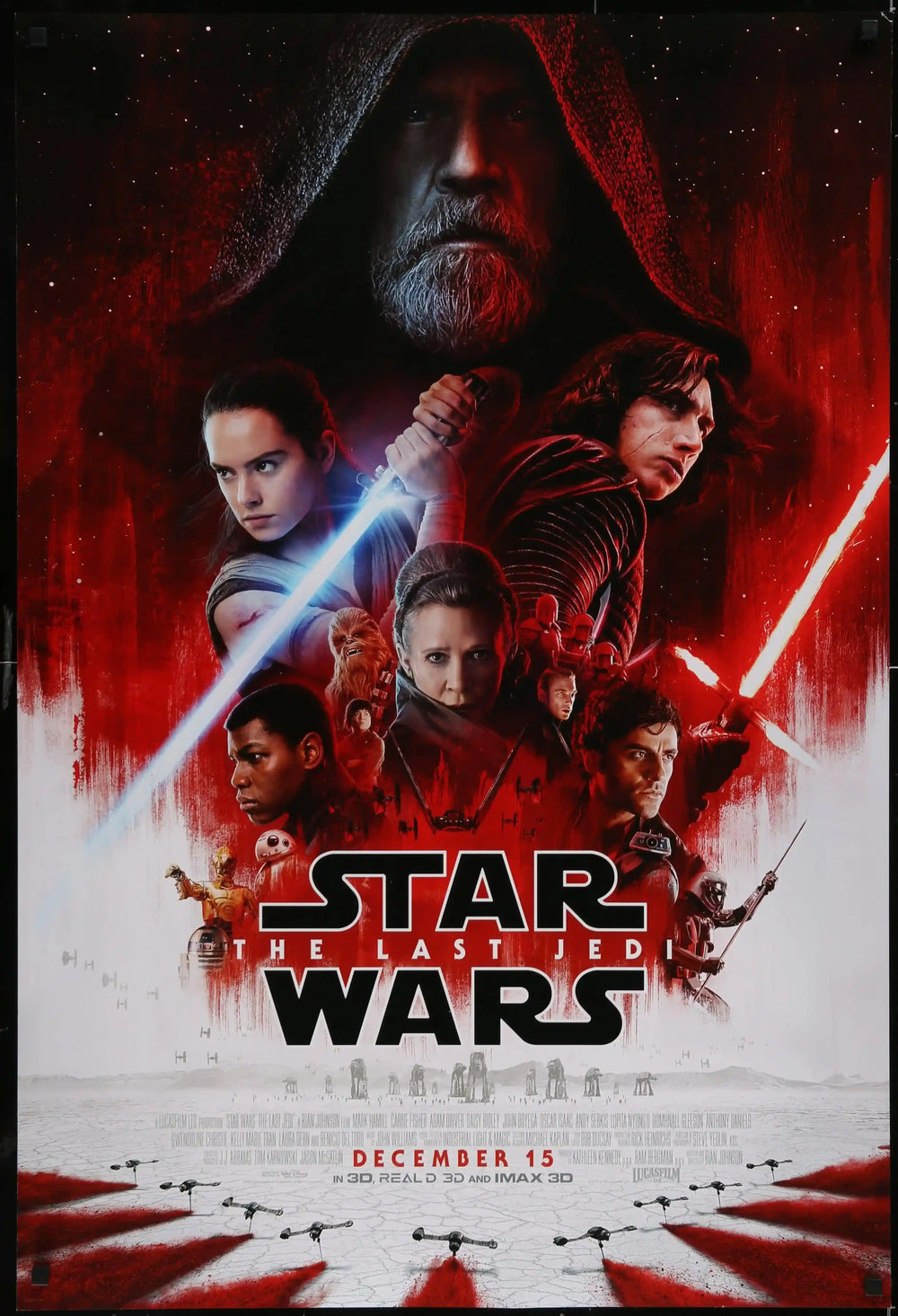 Star Wars: The Last Jedi Original Vintage Movie Poster