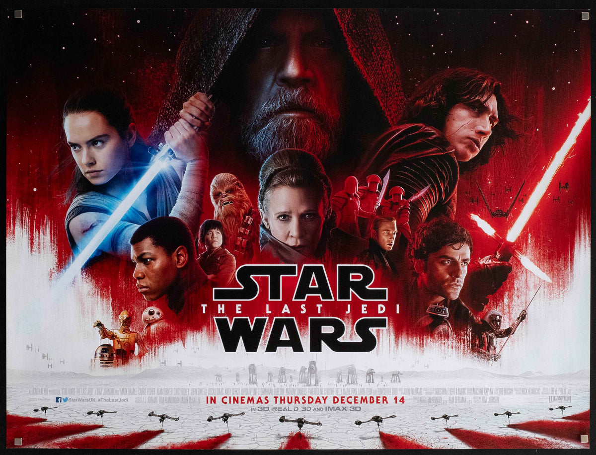 Star Wars: The Last Jedi Original Vintage Movie Poster
