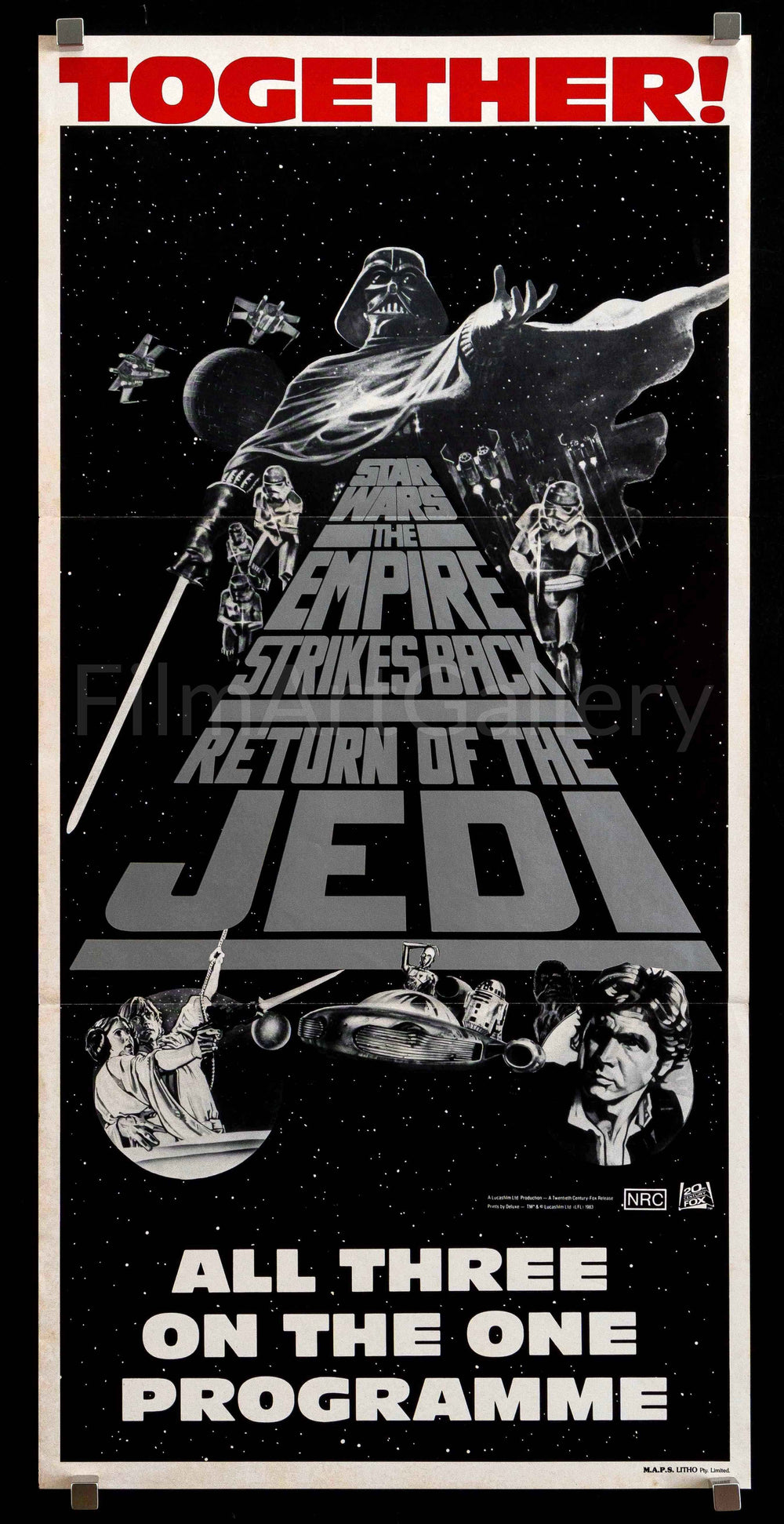 Star Wars Trilogy Original Vintage Movie Poster