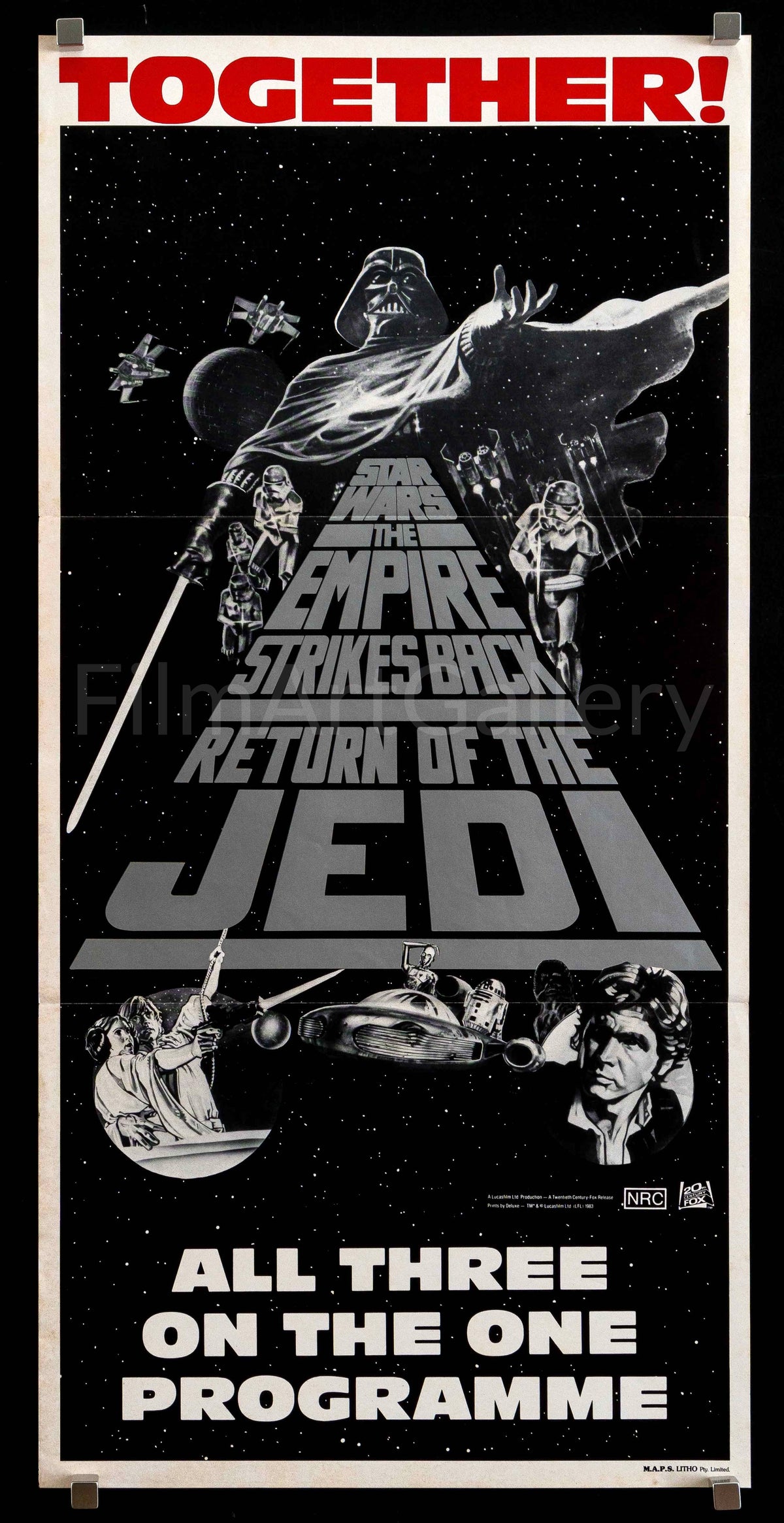 Star Wars Trilogy Original Vintage Movie Poster