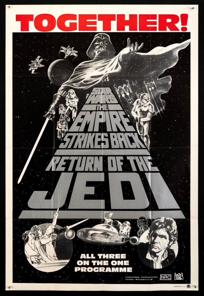 Star Wars Trilogy Original Vintage Movie Poster
