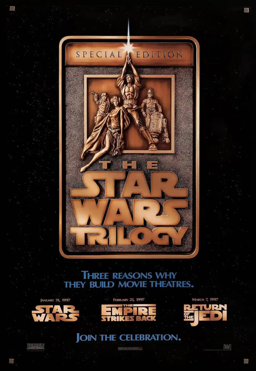 Star Wars Trilogy Original Vintage Movie Poster