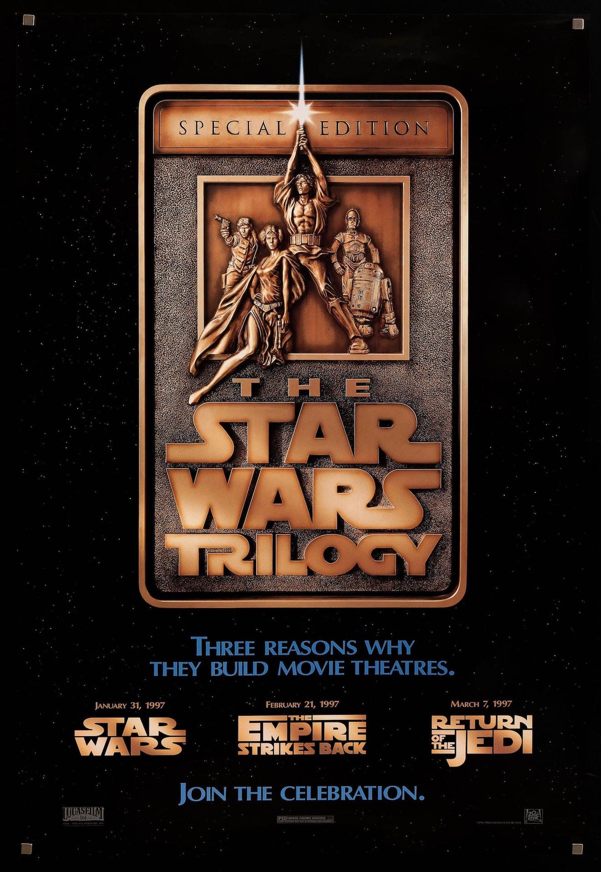 Star Wars Trilogy Original Vintage Movie Poster