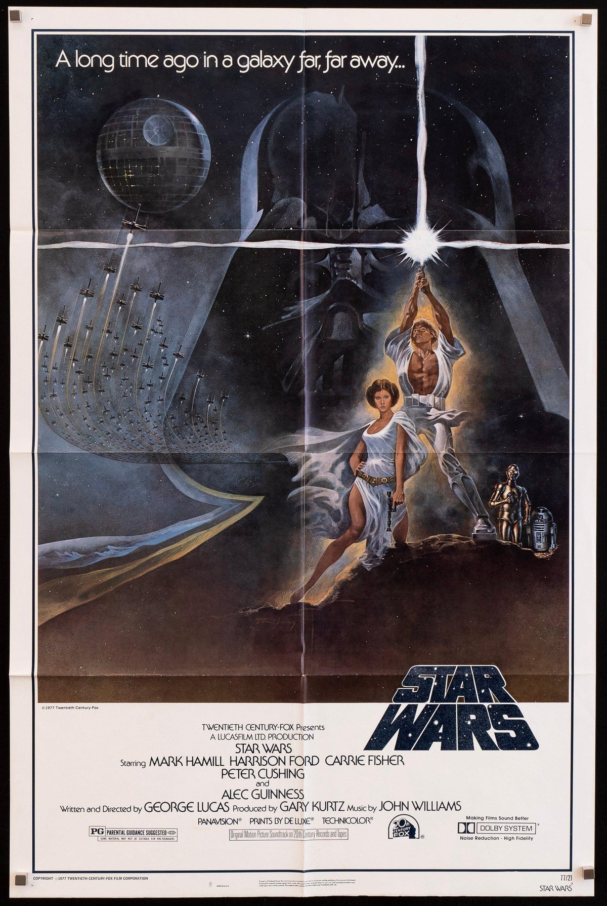 Star Wars 1 Sheet (27x41) Original Vintage Movie Poster