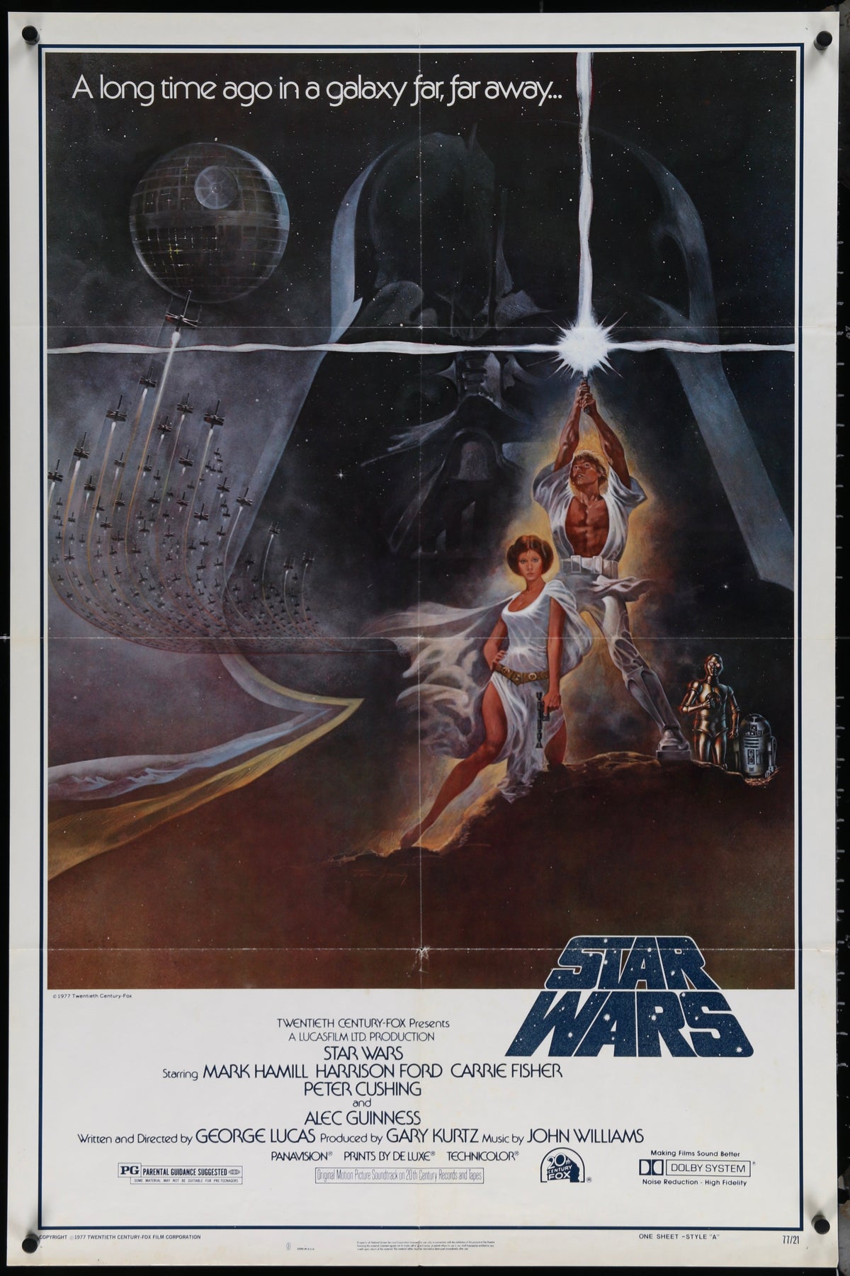 Star Wars 1 Sheet (27x41) Original Vintage Movie Poster