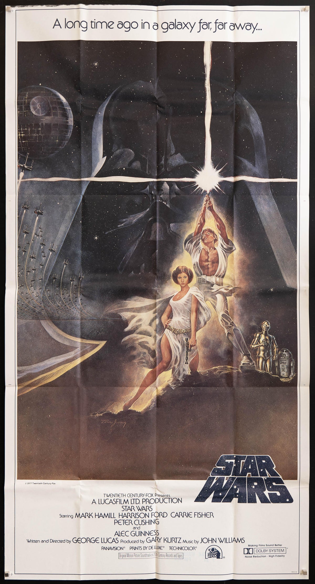 Star Wars 3 Sheet (41x81) Original Vintage Movie Poster