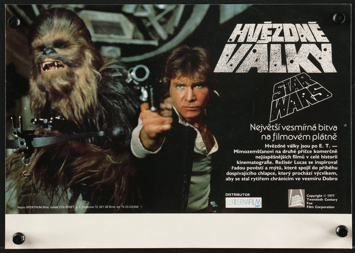 Star Wars 9x12 Original Vintage Movie Poster