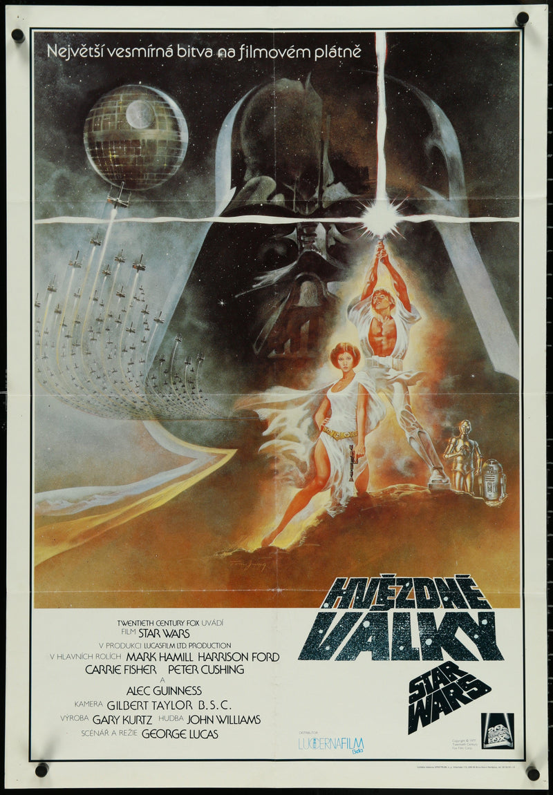 Star Wars Czech (23x33) Original Vintage Movie Poster