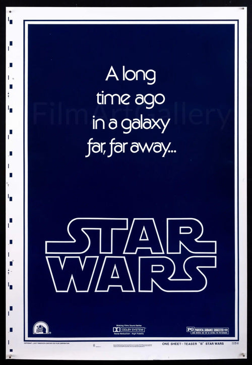 Star Wars Original Vintage Movie Poster