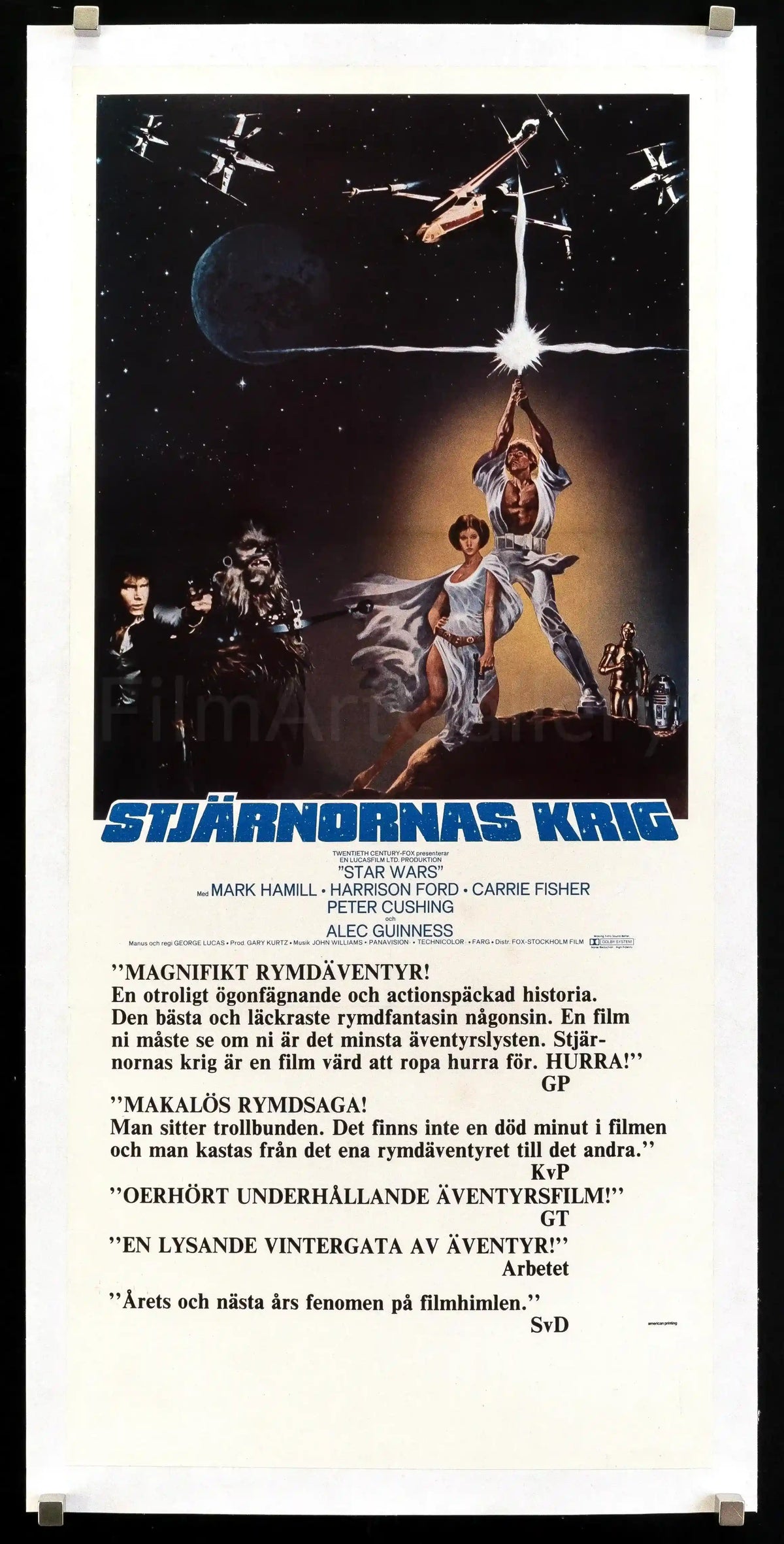 Star Wars Original Vintage Movie Poster