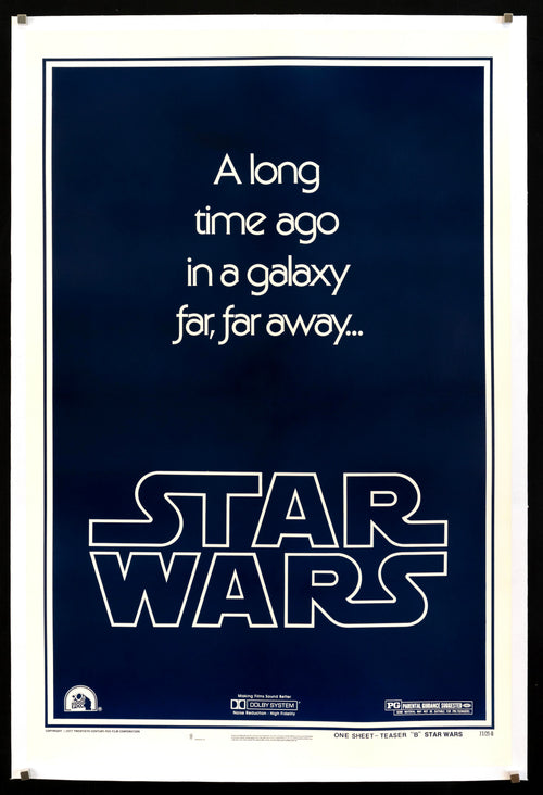 Star Wars Original Vintage Movie Poster
