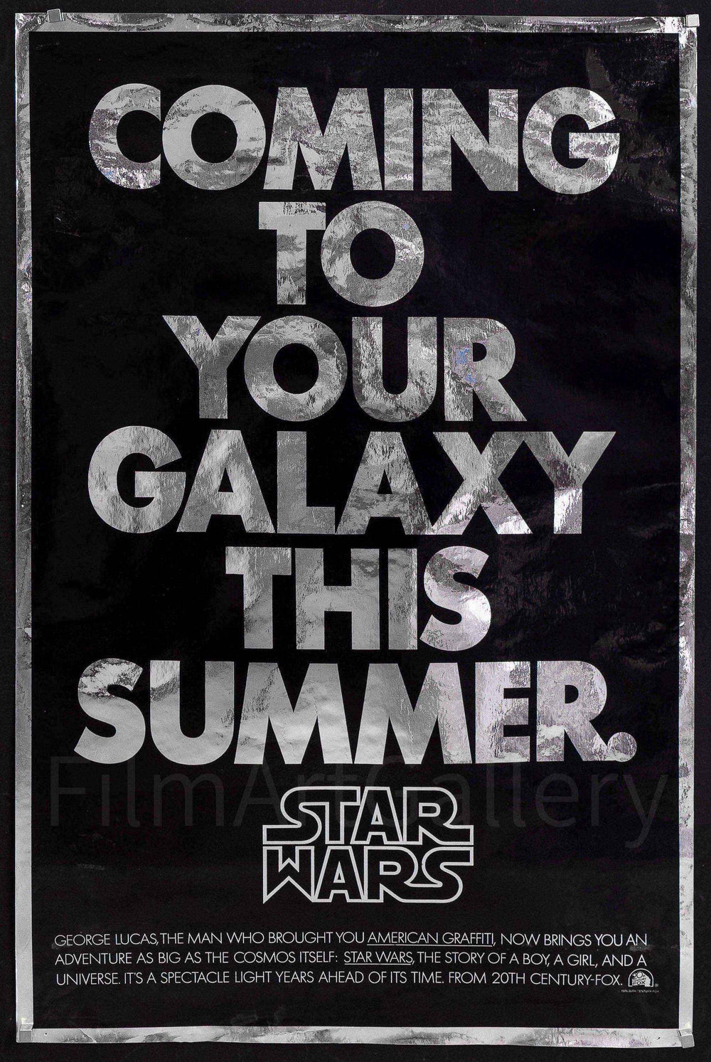 Star Wars Original Vintage Movie Poster