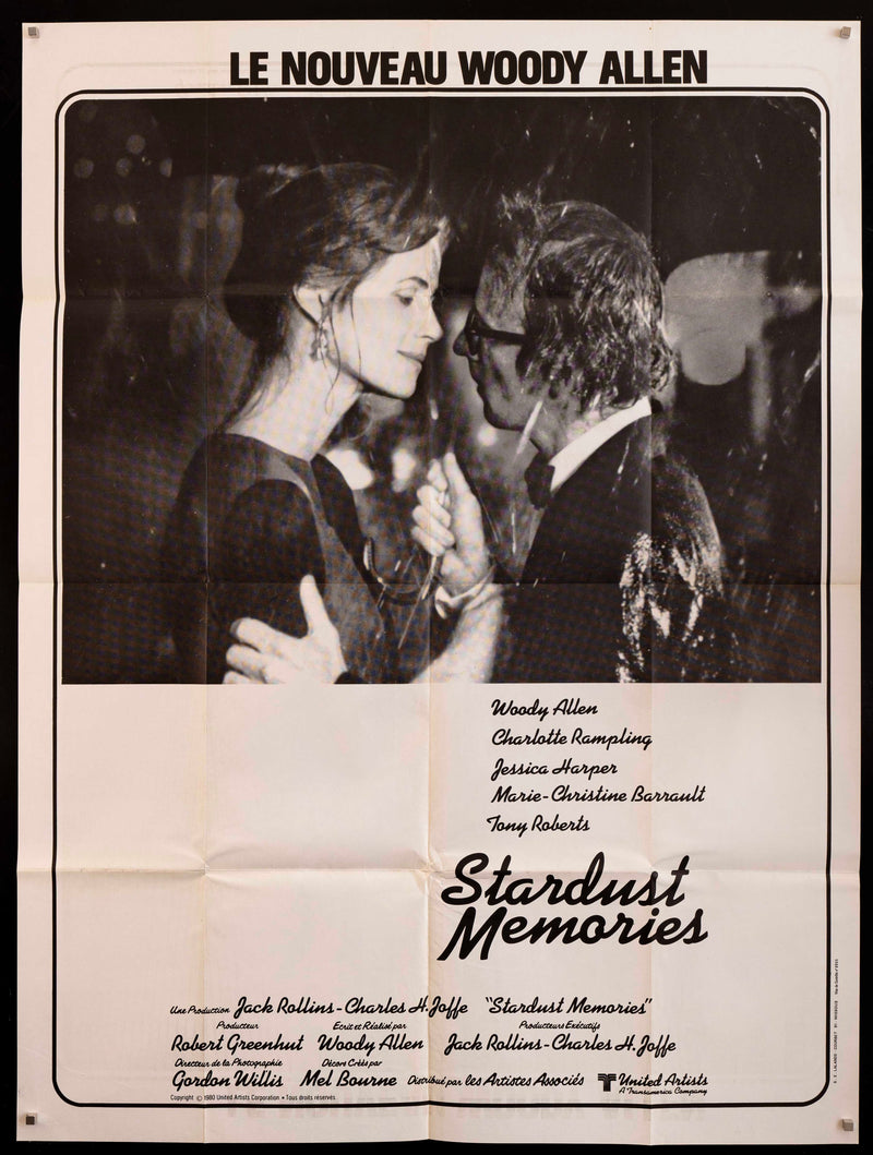 Stardust Memories French 1 panel (47x63) Original Vintage Movie Poster