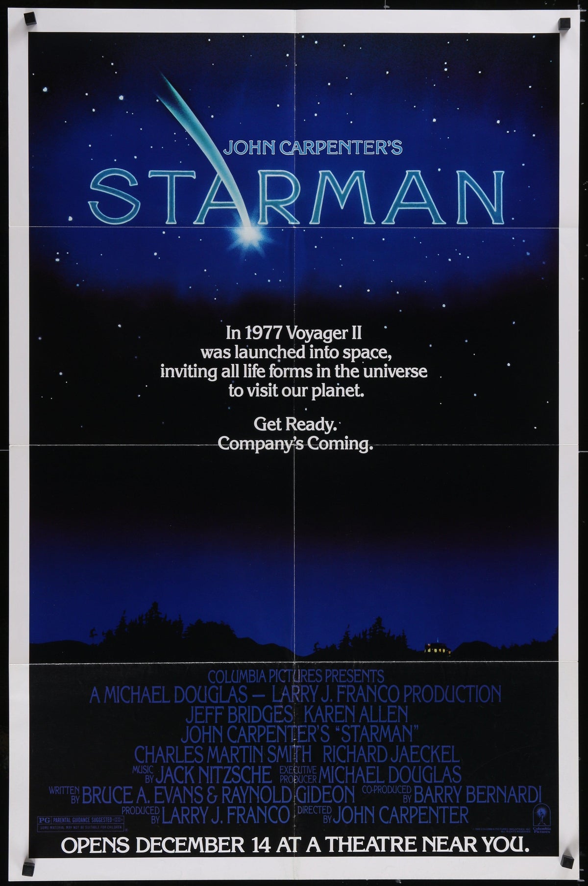 Starman 1 Sheet (27x41) Original Vintage Movie Poster