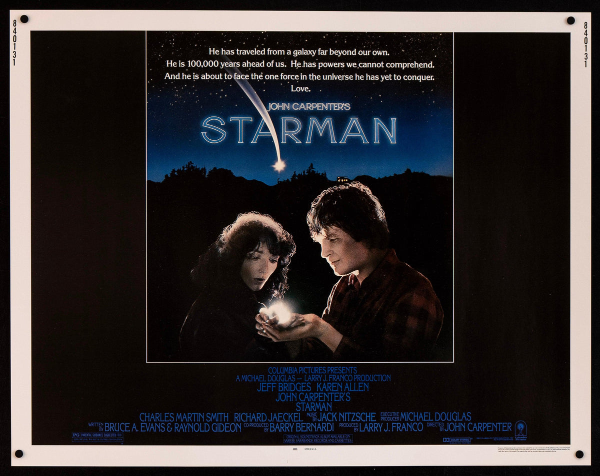 Starman Half Sheet (22x28) Original Vintage Movie Poster