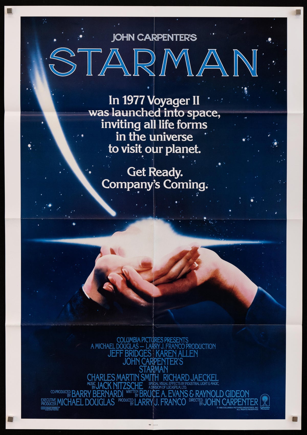 Starman Original Vintage Movie Poster