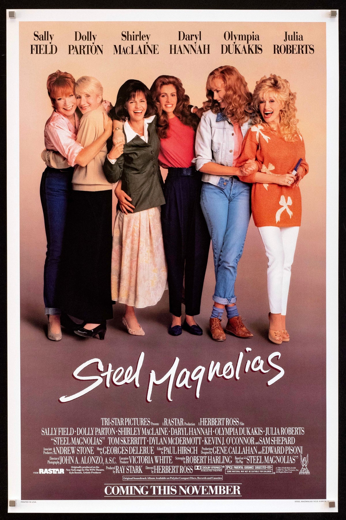 Steel Magnolias Original Vintage Movie Poster
