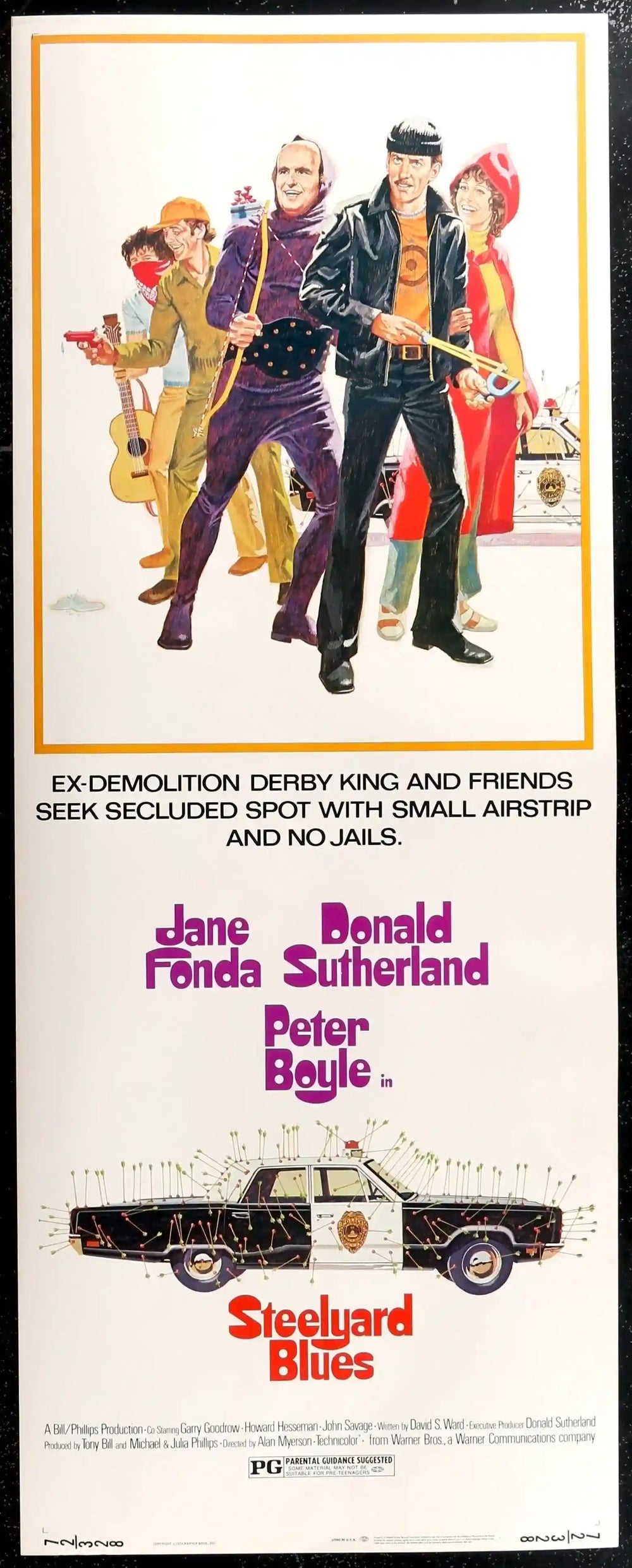 Steelyard Blues Original Vintage Movie Poster