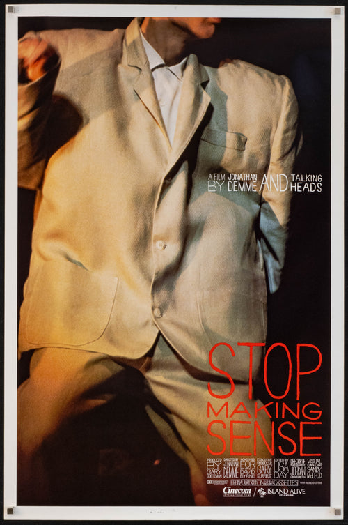 Stop Making Sense Original Vintage Movie Poster