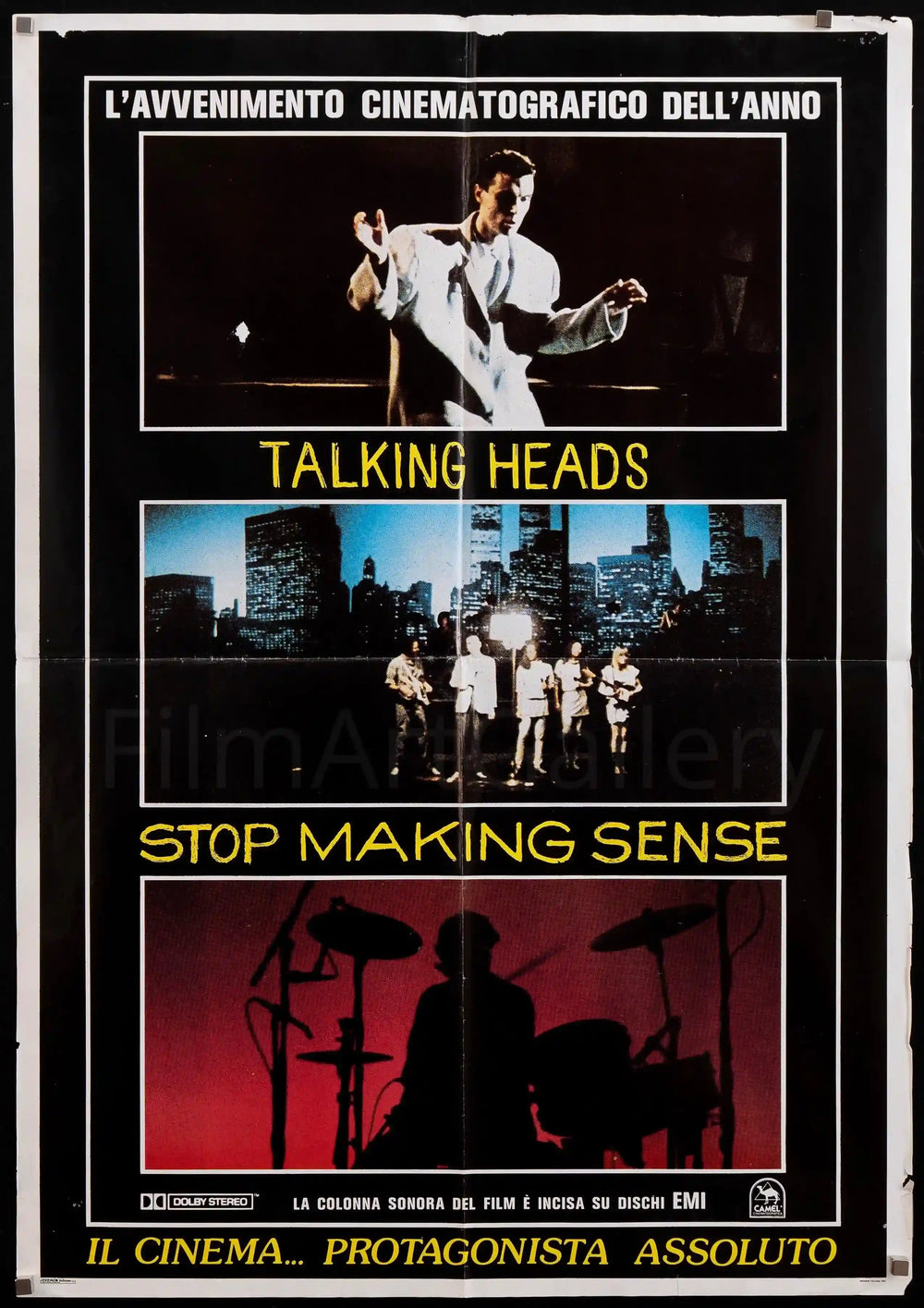 Stop Making Sense Original Vintage Movie Poster