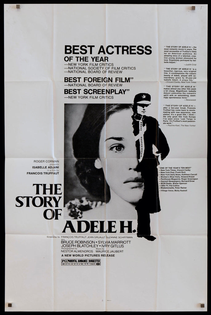 Story of Adele H (L'Histoire d'Adele H.) 1 Sheet (27x41) Original Vintage Movie Poster