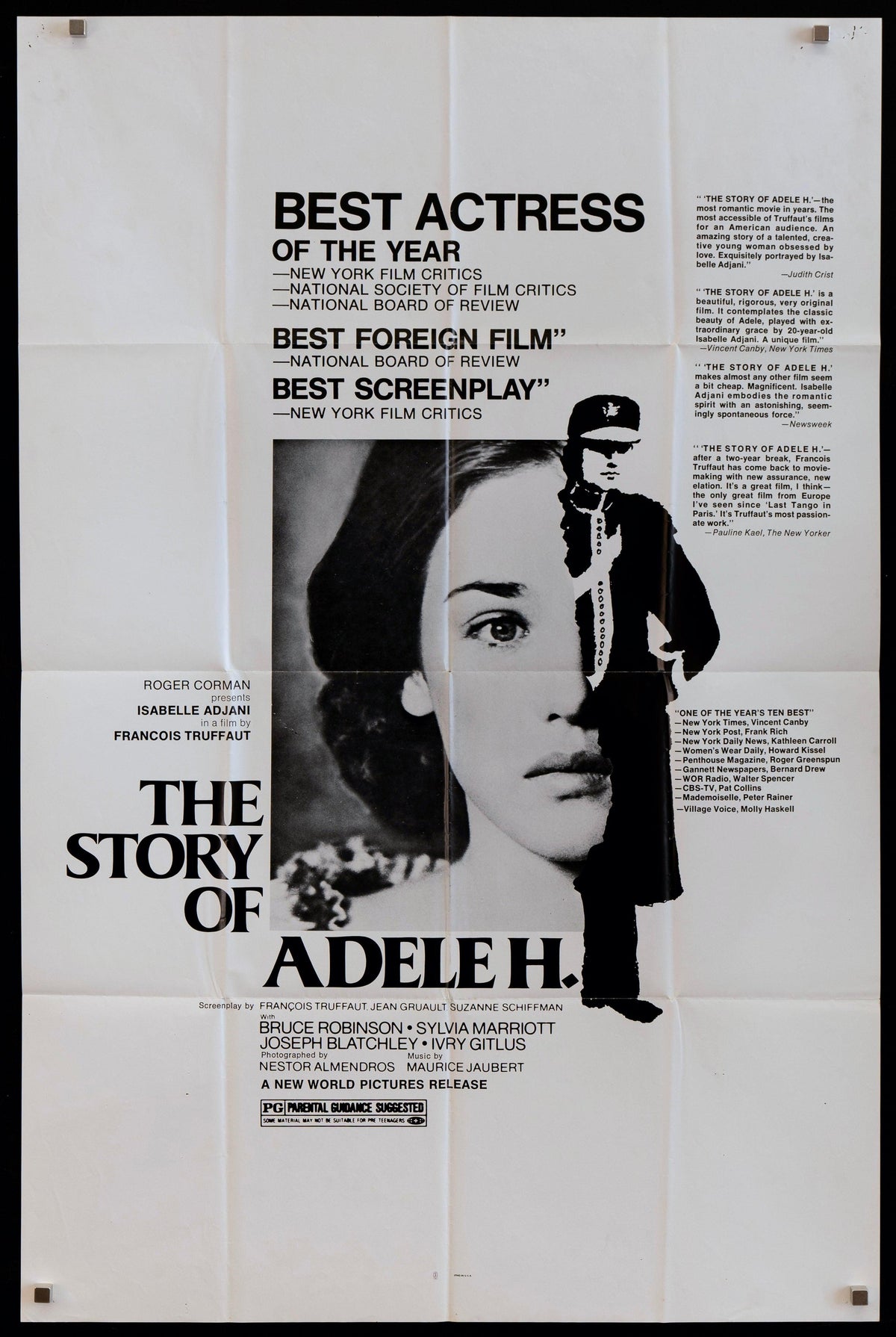 Story of Adele H (L&#39;Histoire d&#39;Adele H.) 1 Sheet (27x41) Original Vintage Movie Poster