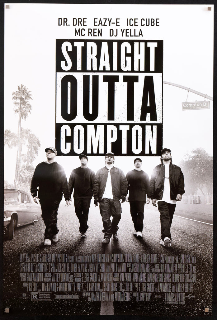 Straight Outta Compton Original Vintage Movie Poster