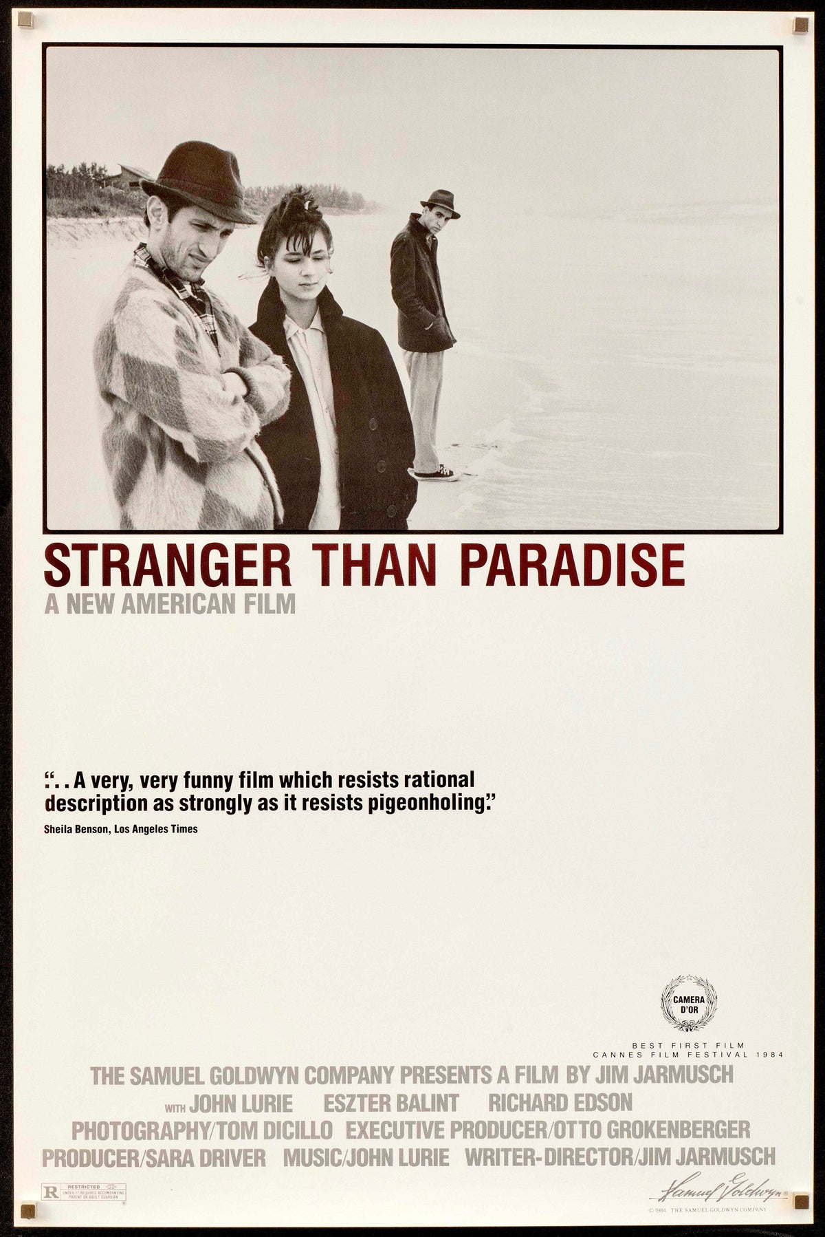 Stranger Than Paradise 1 Sheet (27x41) Original Vintage Movie Poster