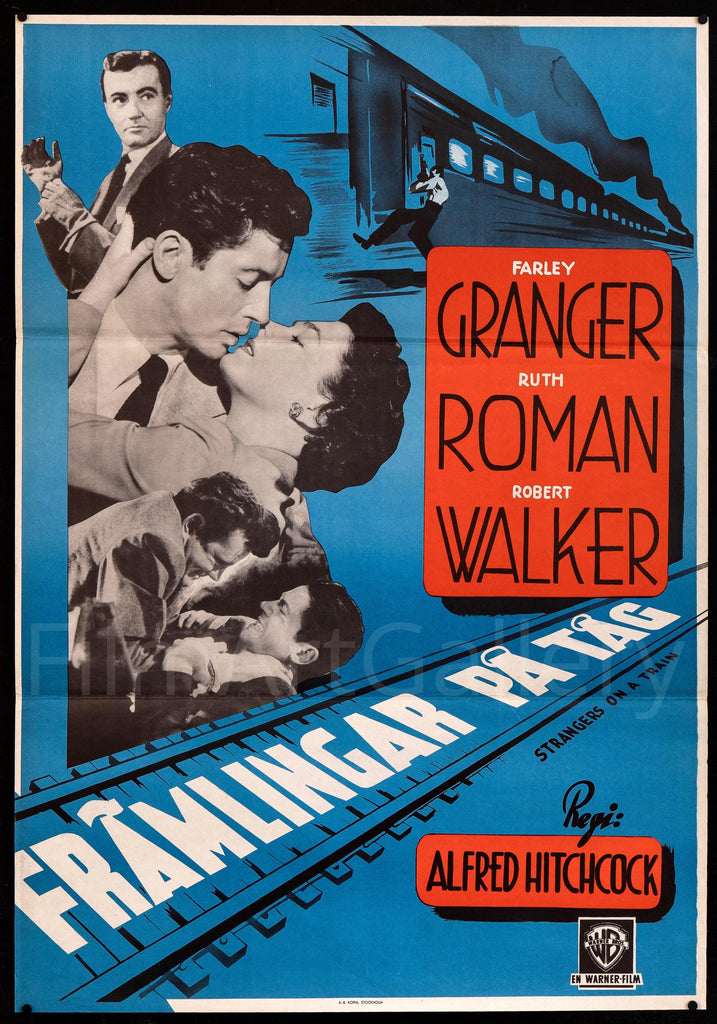 Strangers on a Train Original Vintage Movie Poster
