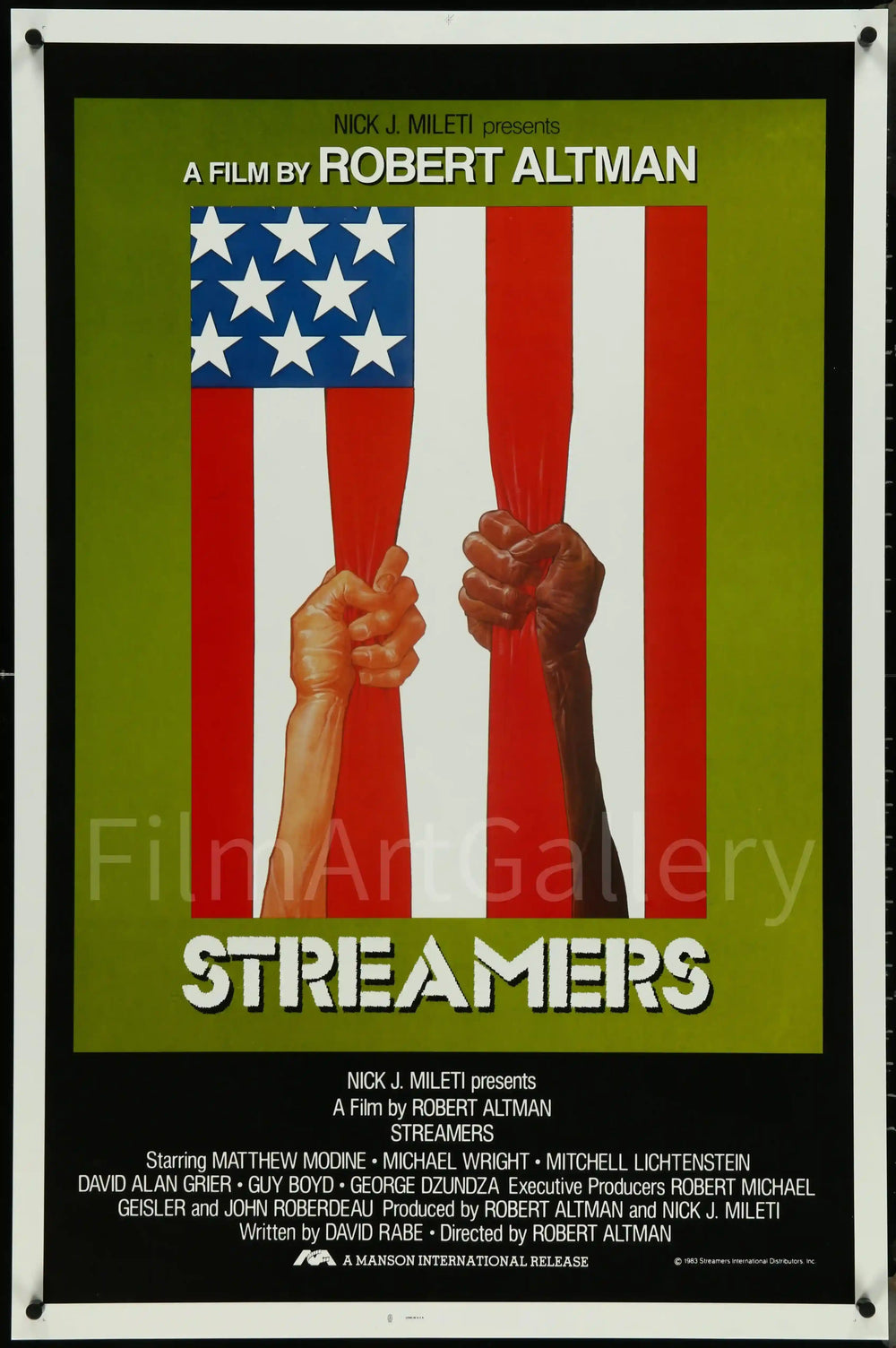 Streamers Original Vintage Movie Poster