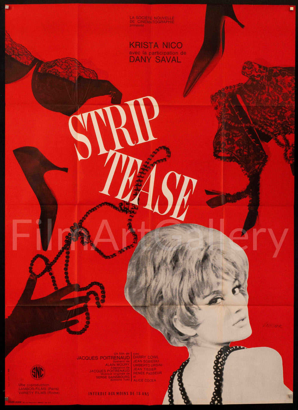 Strip Tease (Striptease) Original Vintage Movie Poster