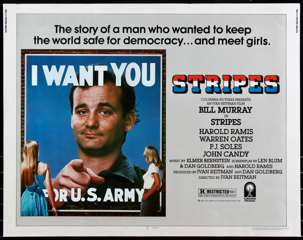 Stripes Original Vintage Movie Poster