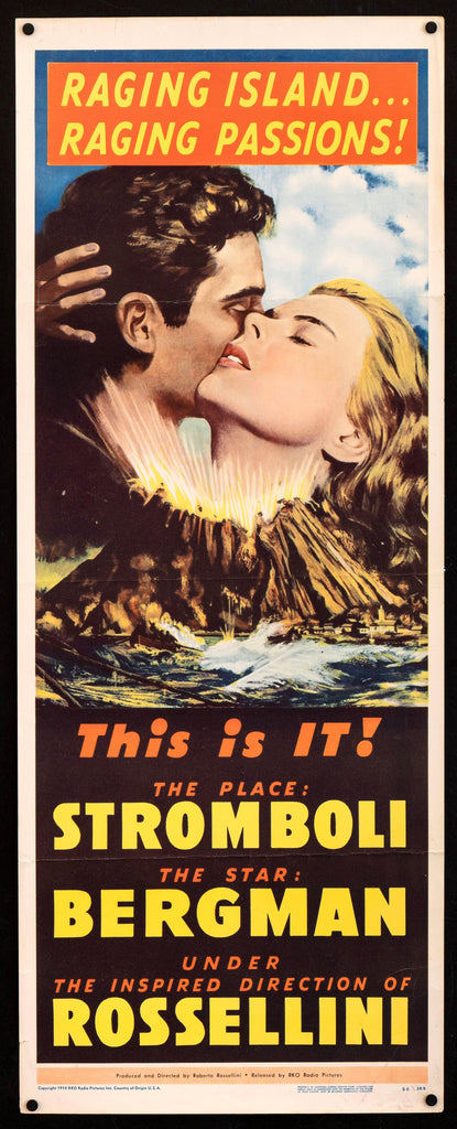 Stromboli Original Vintage Movie Poster