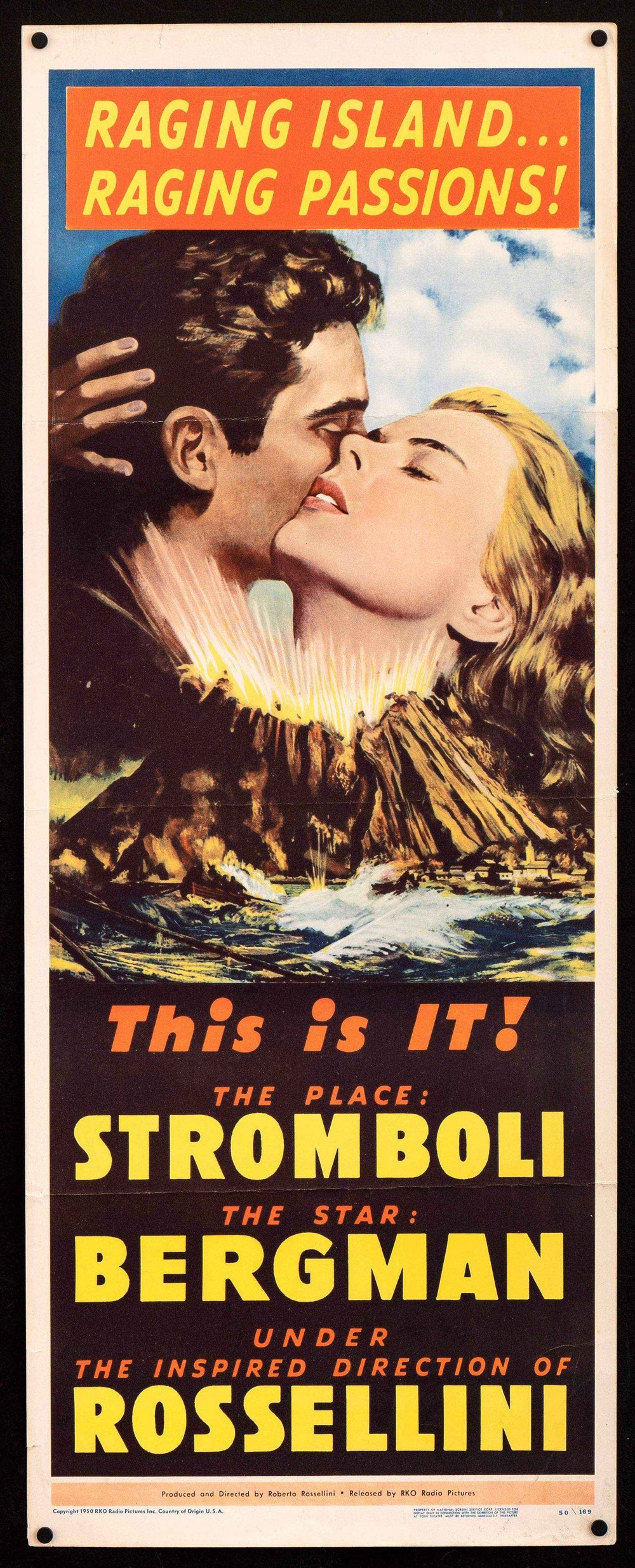 Stromboli Original Vintage Movie Poster