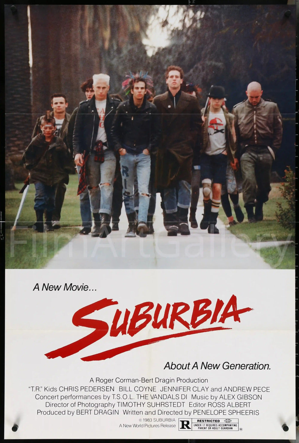 Suburbia Original Vintage Movie Poster