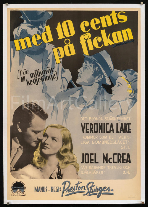 Sullivan's Travels Original Vintage Movie Poster