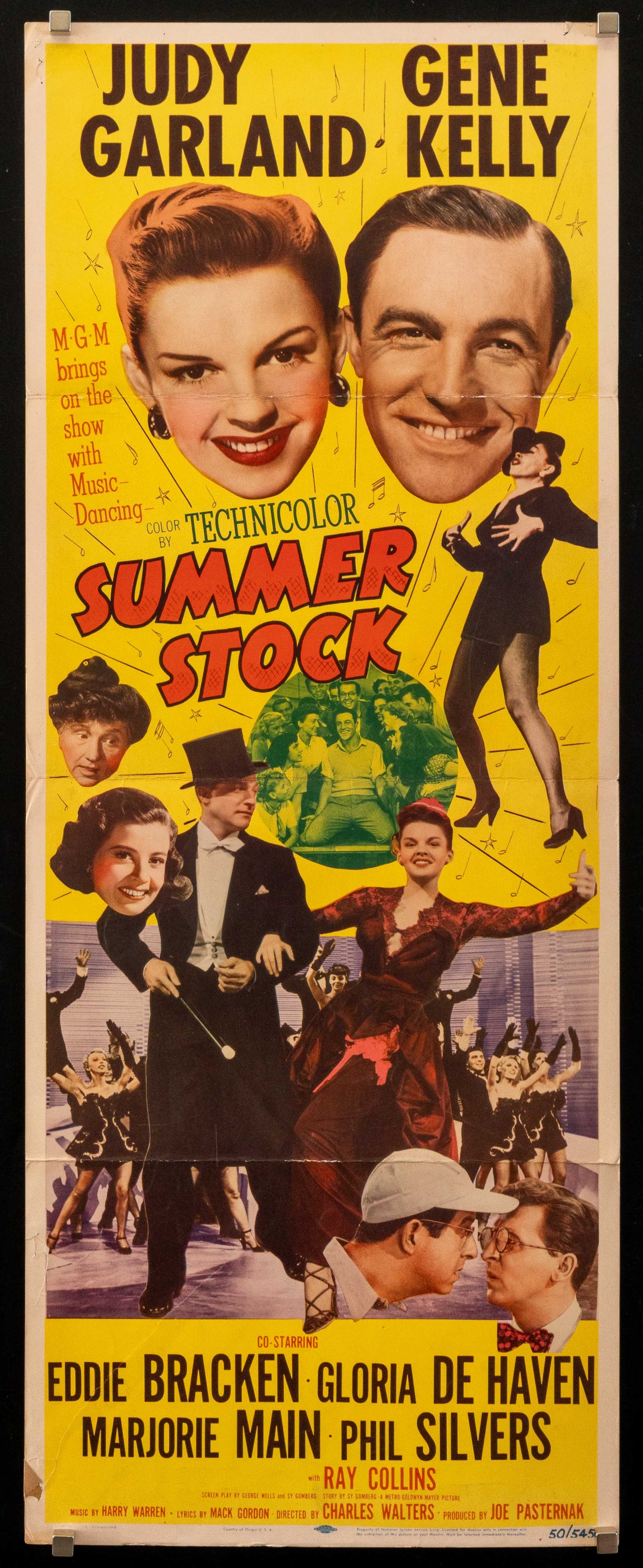 Summer Stock Original Vintage Movie Poster